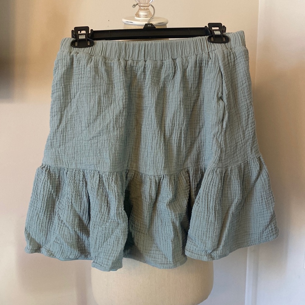 Listicle Flounce Skirt